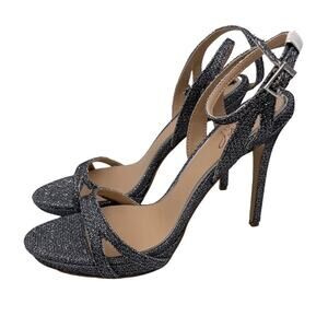Jewel Badgley Mischka Women's Arianna Platform Stiletto Sandals - Gray - 9.5M